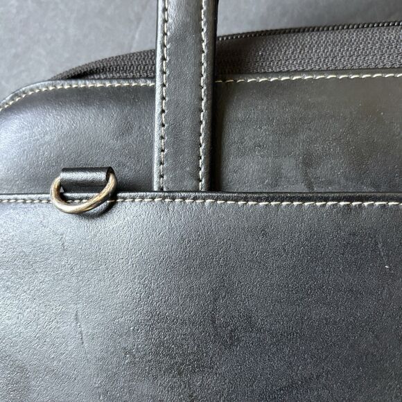 Vintage Day-Timer Black Leather Portfolio Organizer Folio Set w/ Wallet 8x10 - Picture 15 of 16